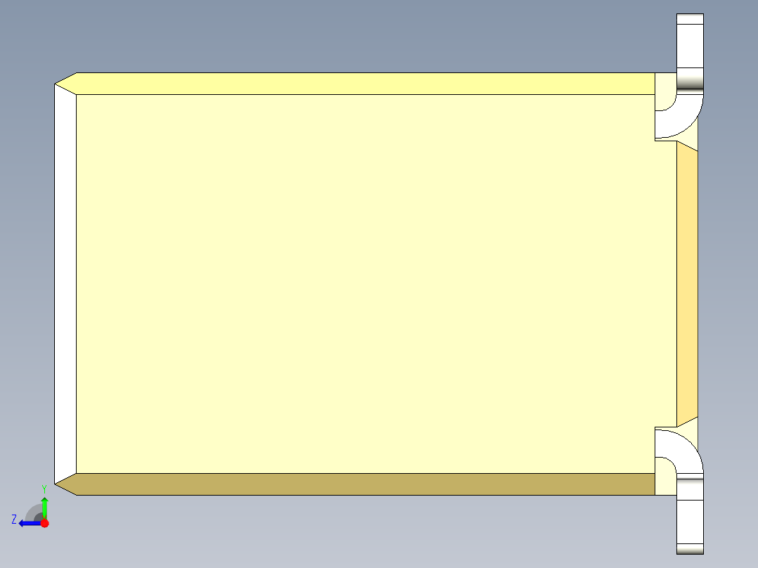 SMT线到板连接器右视图