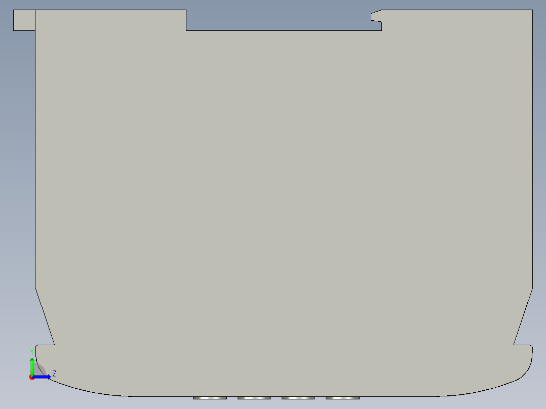 基恩士KV-24AT(P)_kc图纸模型左视图