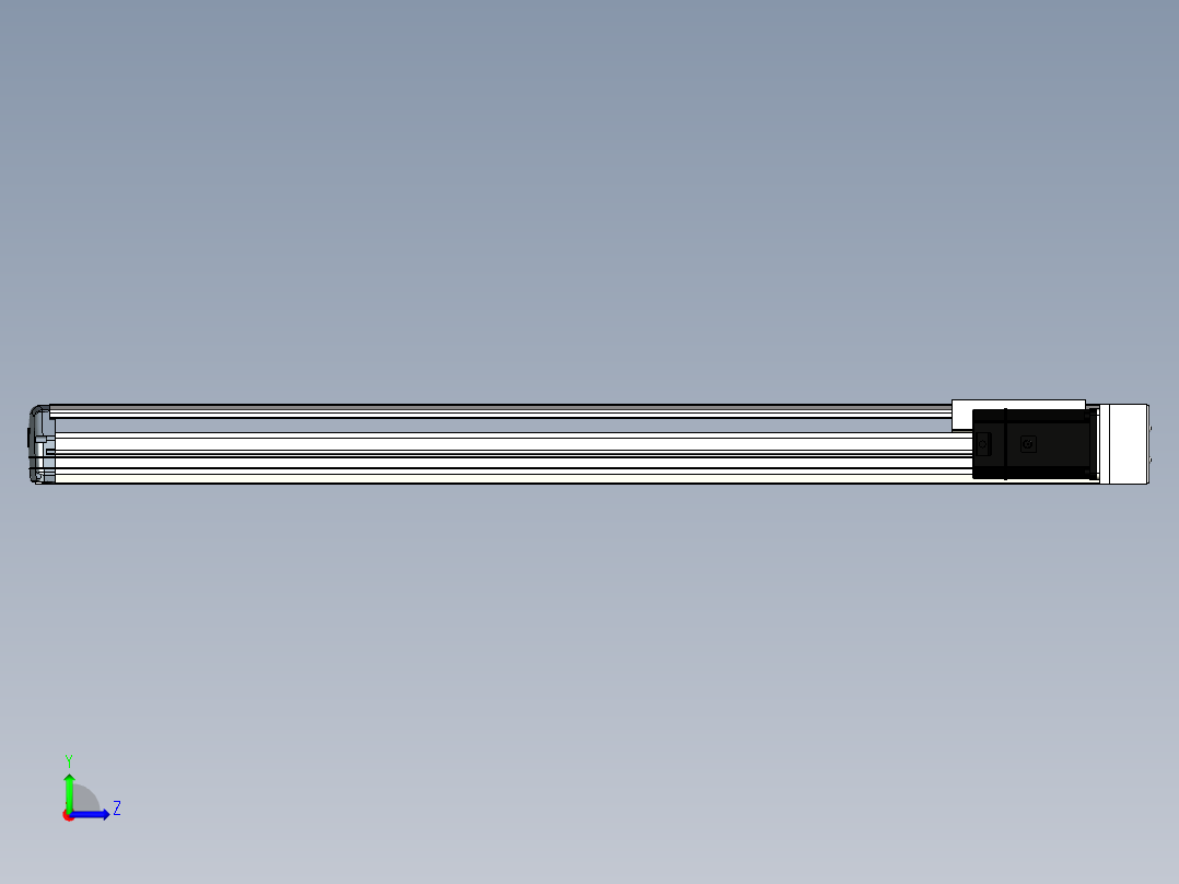 Toyo东佑达直线模组-ETH17-1000-BR-M75左视图
