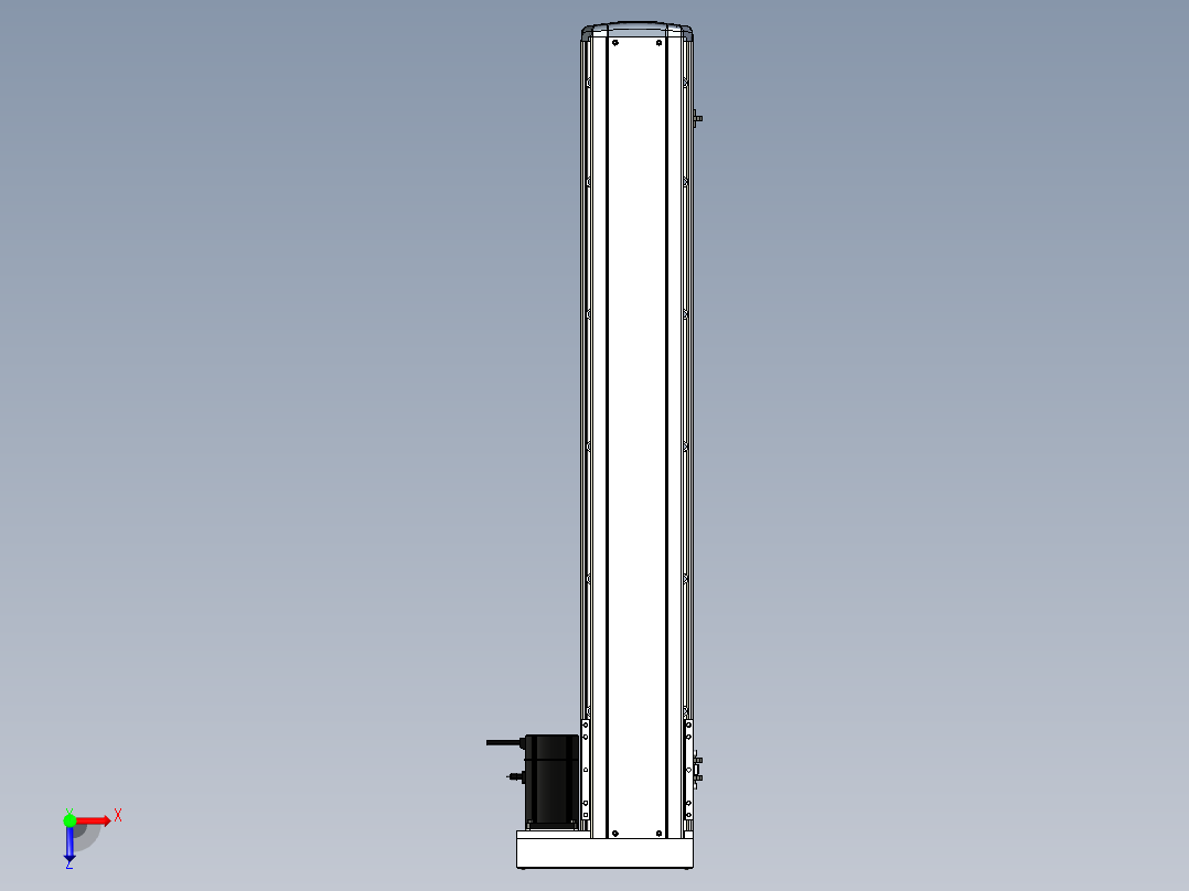 Toyo东佑达直线模组-ETH17-1000-BR-M75俯视图