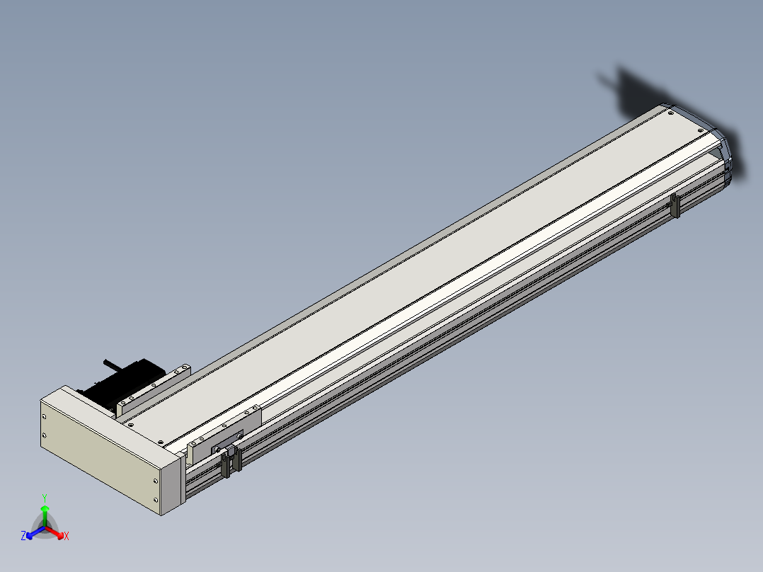 Toyo东佑达直线模组-ETH17-1000-BR-M75正等轴测图