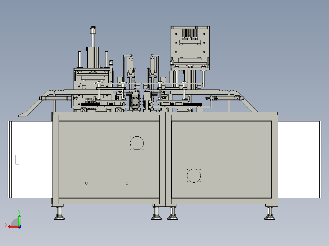 机芯组装设备后视图
