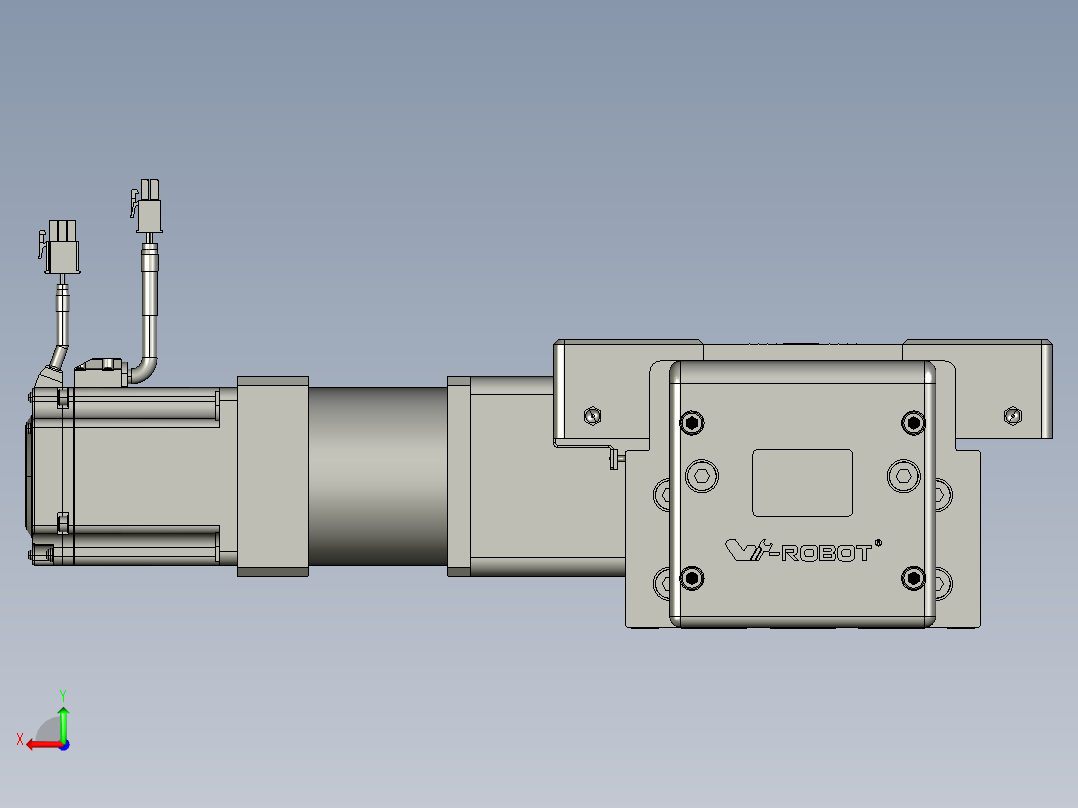 威洛博直线电机模组EB16-L208-S1250-L-ZP75-MS3-5K后视图