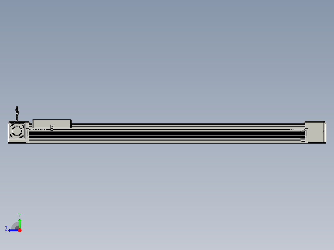 威洛博直线电机模组EB16-L208-S1250-L-ZP75-MS3-5K右视图