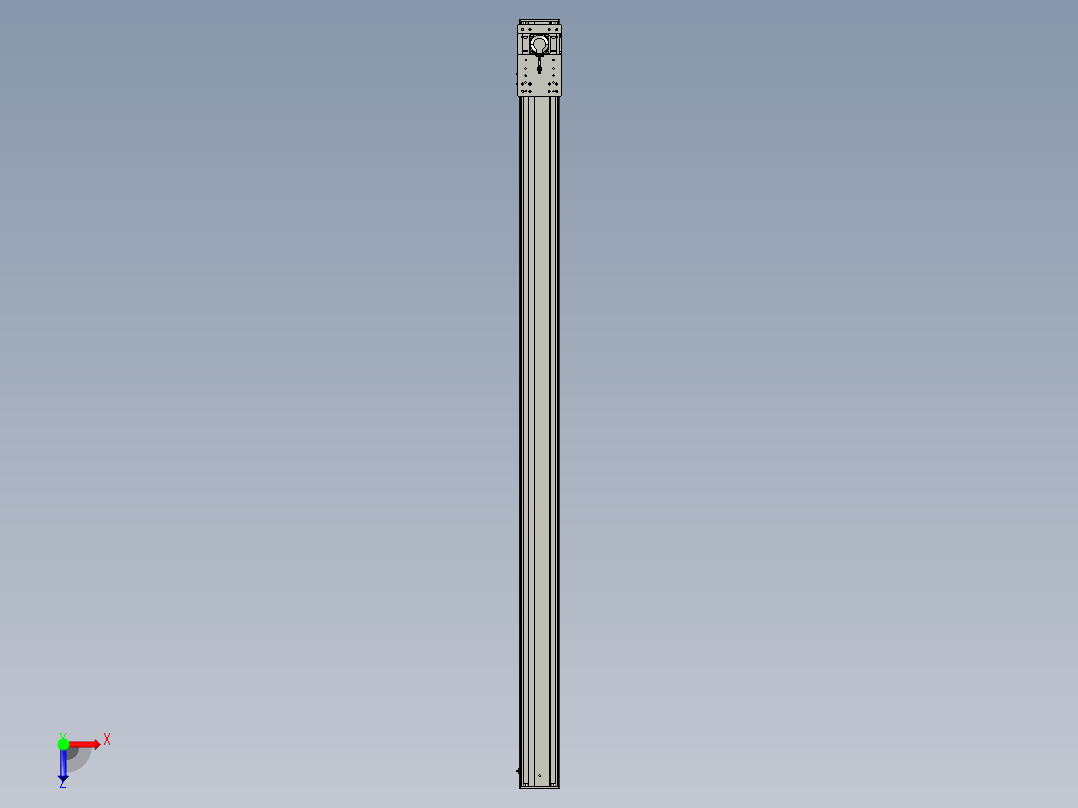东锦齿条传动DH175G-L167-S2950-BU-减速机+750W俯视图