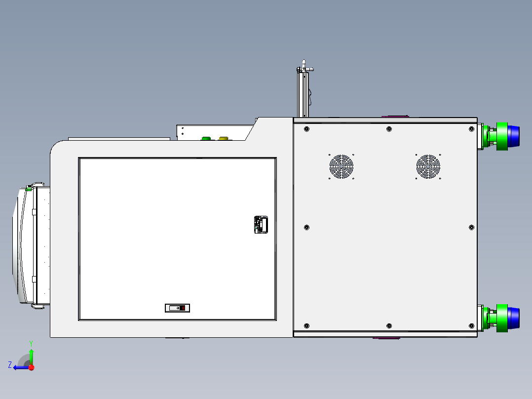 指纹测试设备sw17可编辑右视图