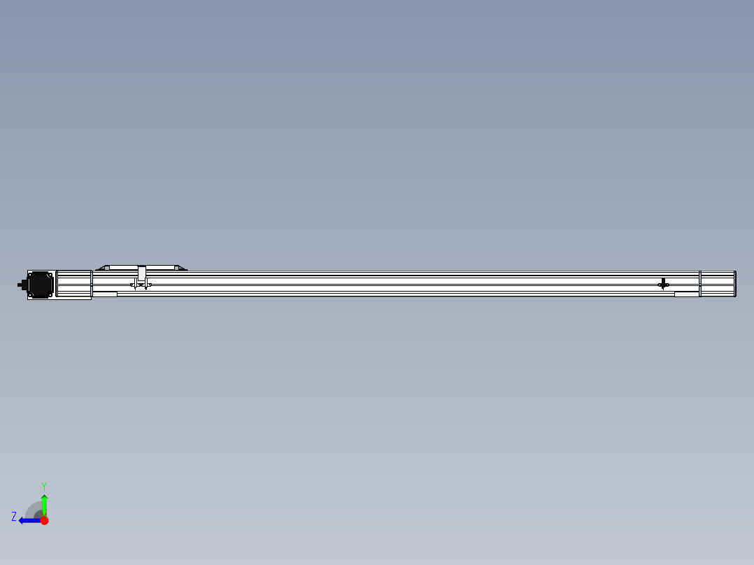 Toyo东佑达直线模组-M65-S-X52-1250-L-M40-C4右视图