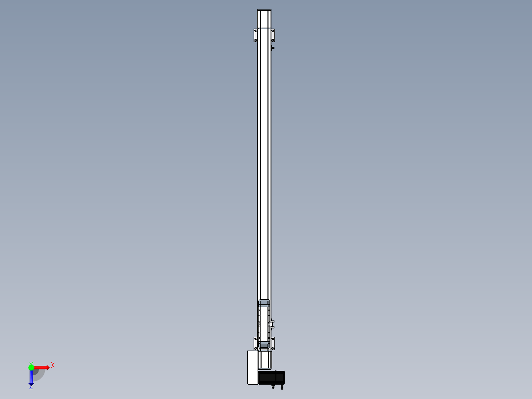 Toyo东佑达直线模组-M65-S-X52-1250-L-M40-C4俯视图