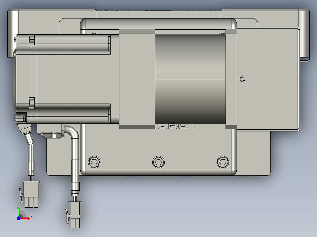 威洛博直线电机模组EB20-L224-S1400-BL-ZP75-MS3-5K前视图