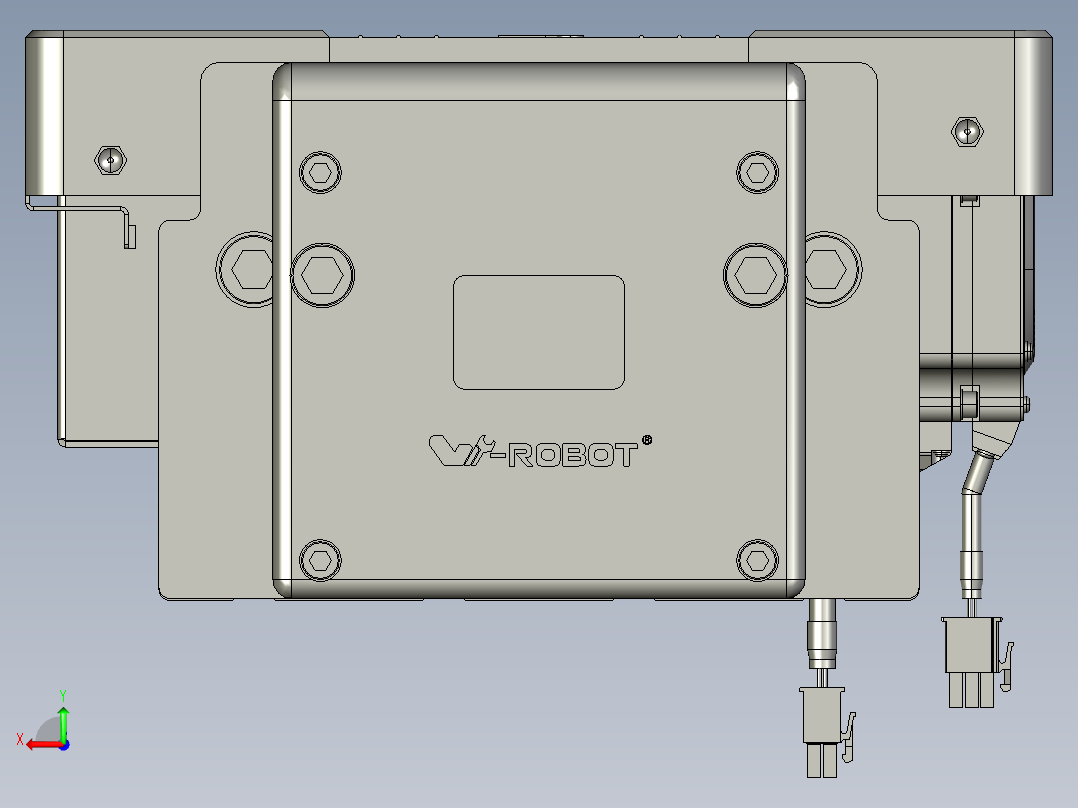 威洛博直线电机模组EB20-L224-S1400-BL-ZP75-MS3-5K后视图