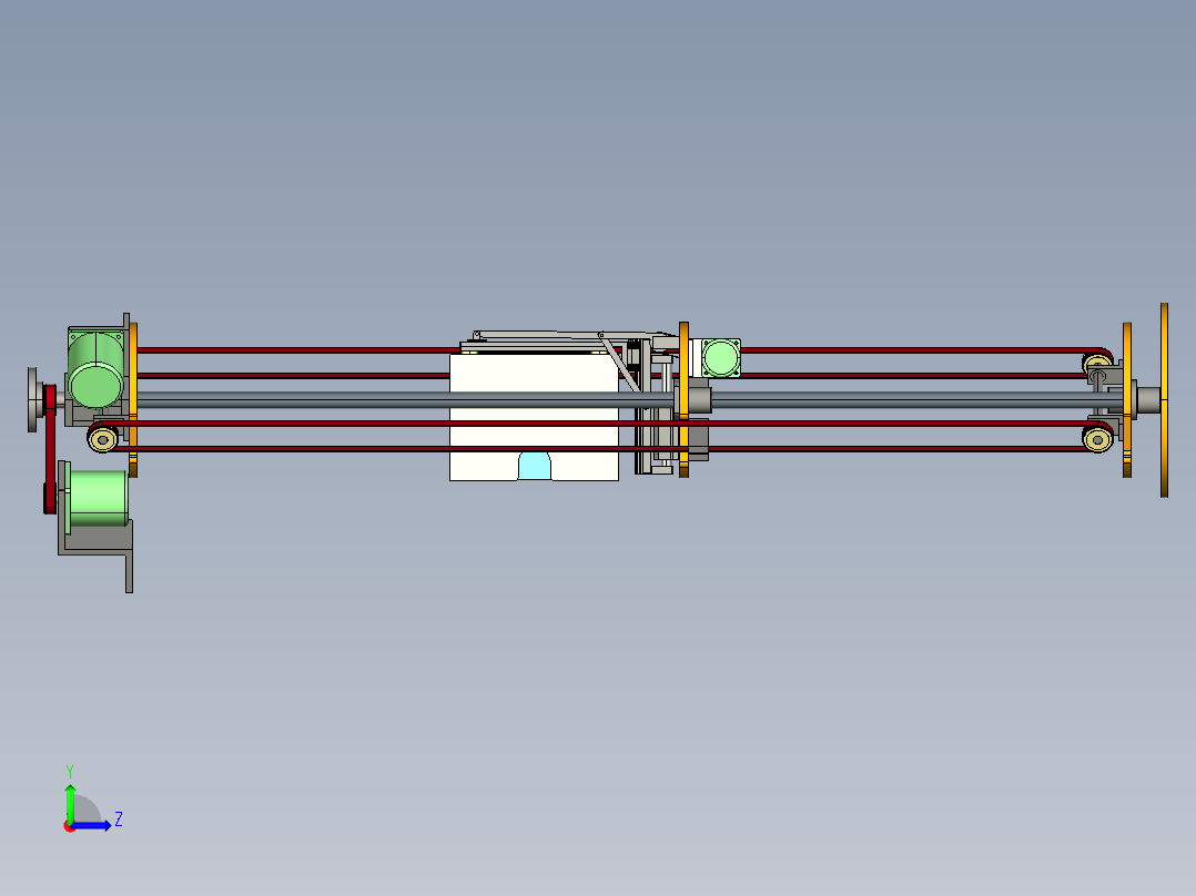 智能圆柱型共享书柜设备pro5.0.zip左视图