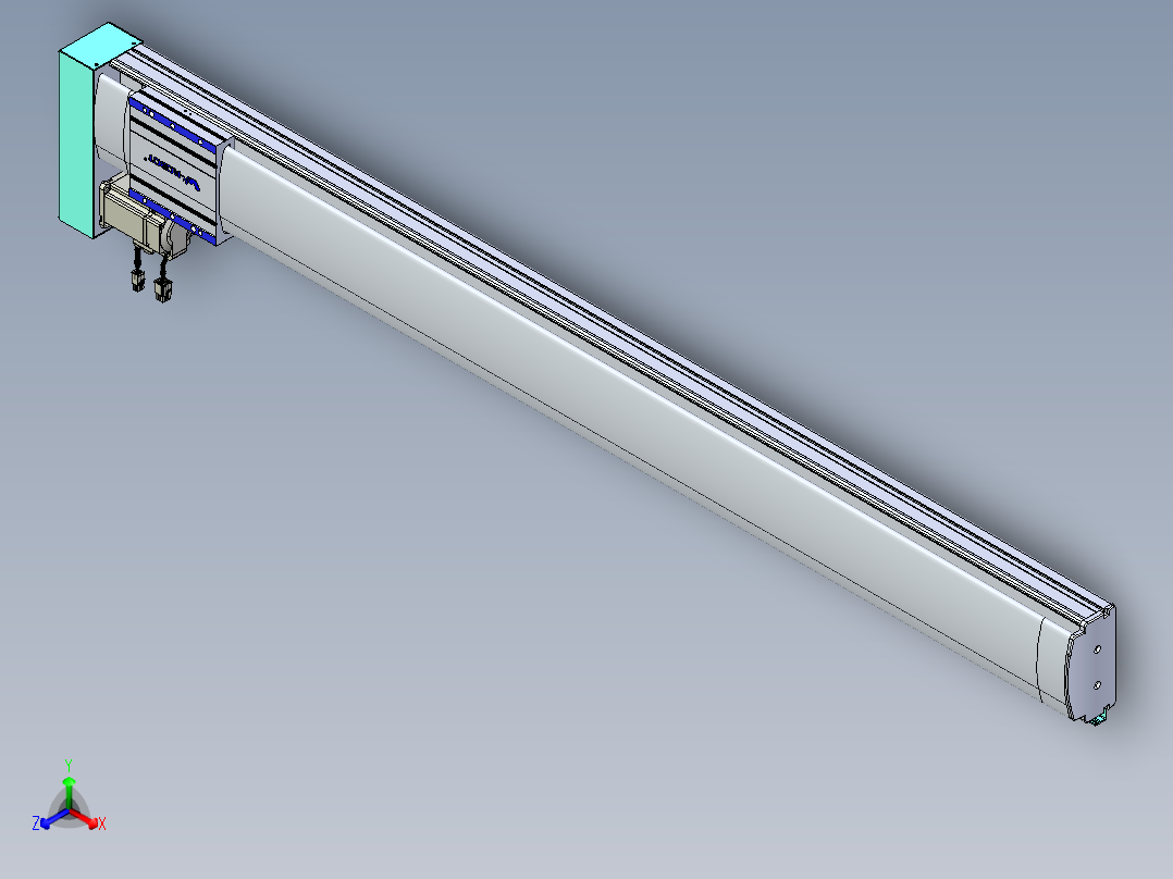 VF丝杆传动-一般环境VF14-Lxx-C-S1300-BL-ZP40-C3主视图