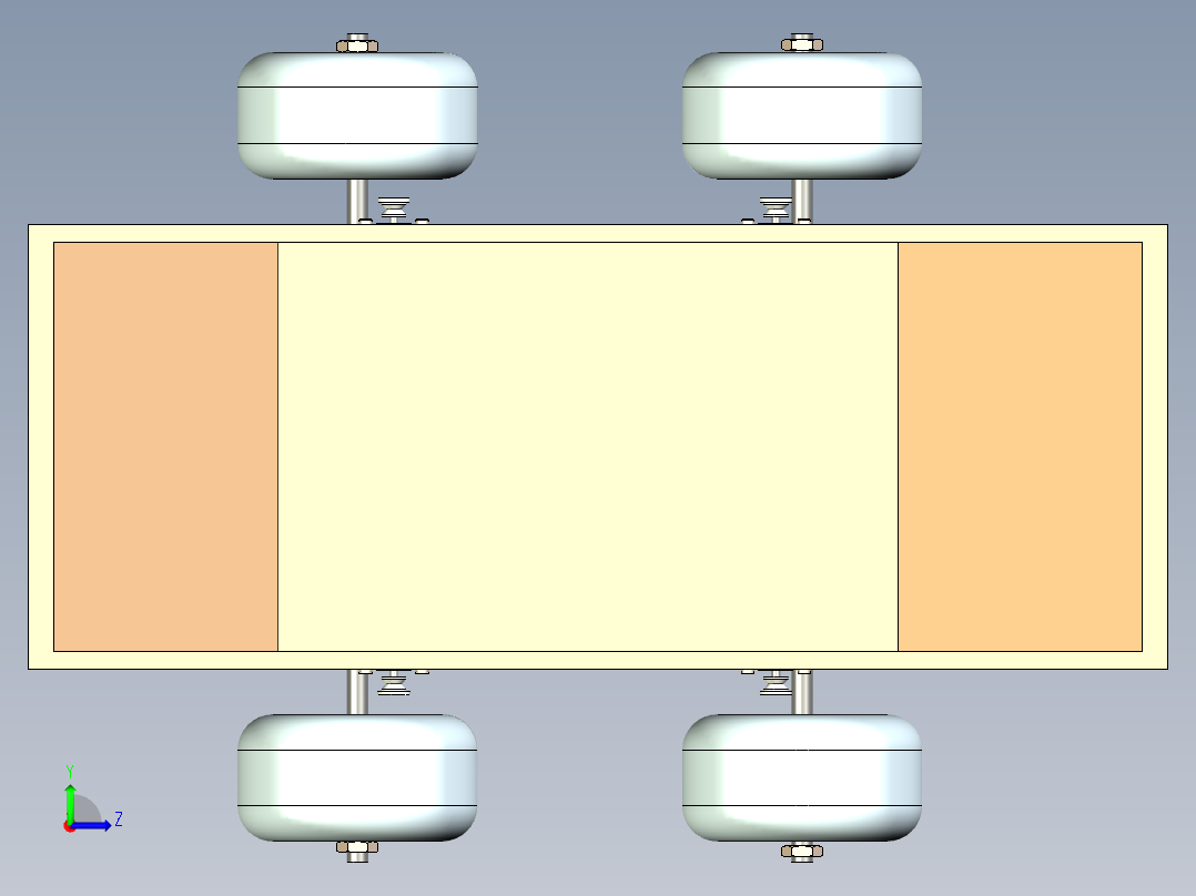 接料小车设计左视图