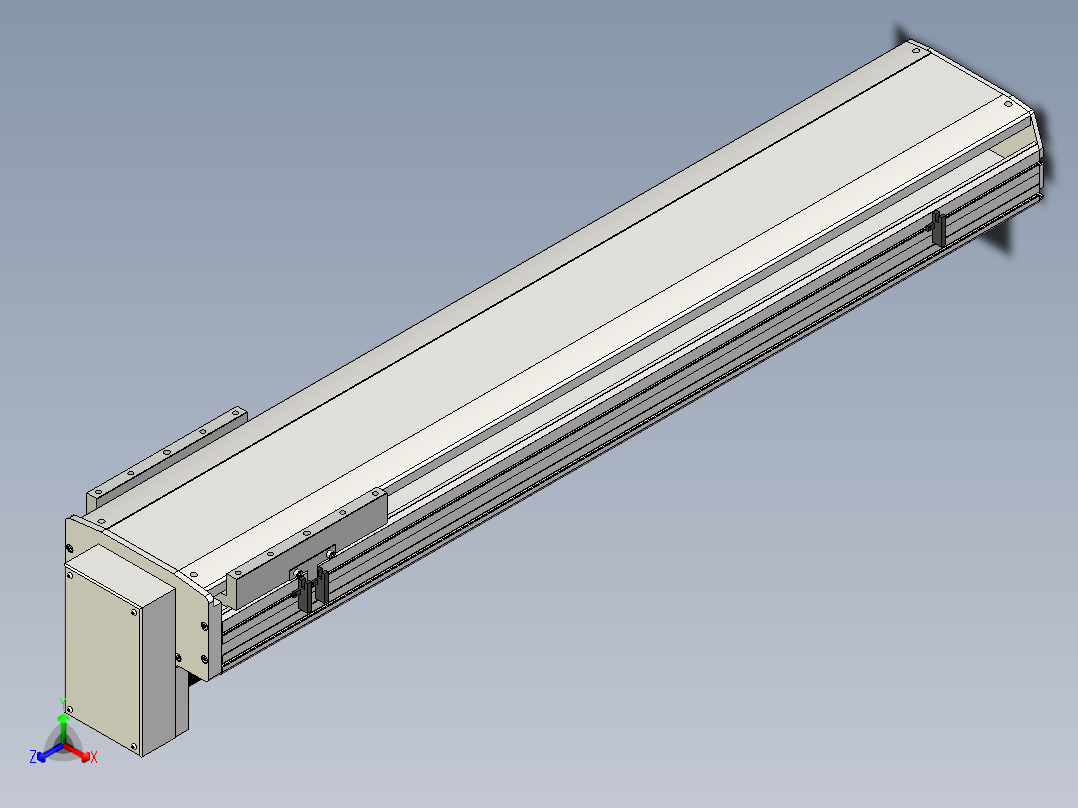 Toyo东佑达直线模组-ETH22-950-BM-400W正等轴测图