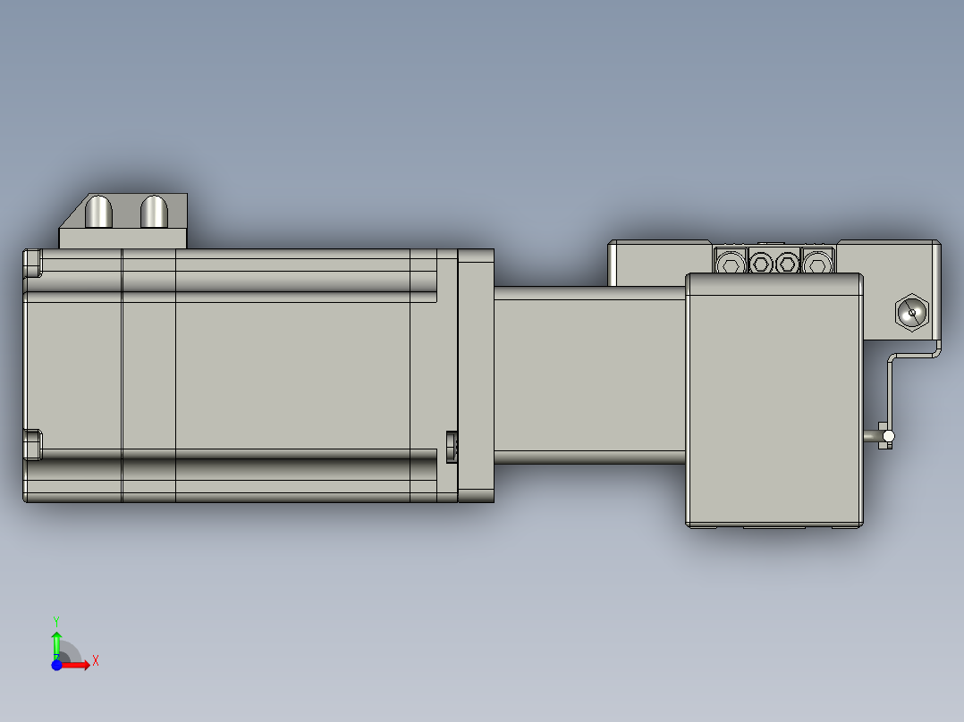 威洛博直线电机模组EB4-L80-S950-R-57-MS3前视图