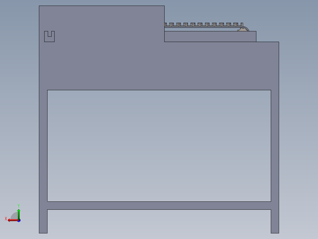 虾皮自动切口机后视图