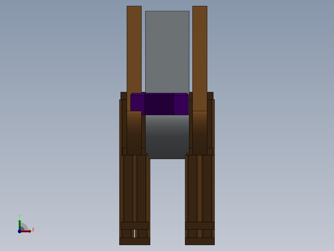 皮带输送机 (68)前视图