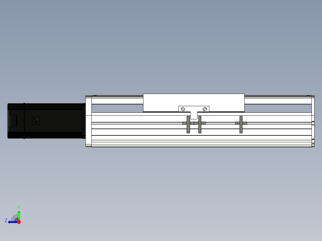 Toyo东佑达直线模组-ETH22-100-BC-750W+煞車右视图