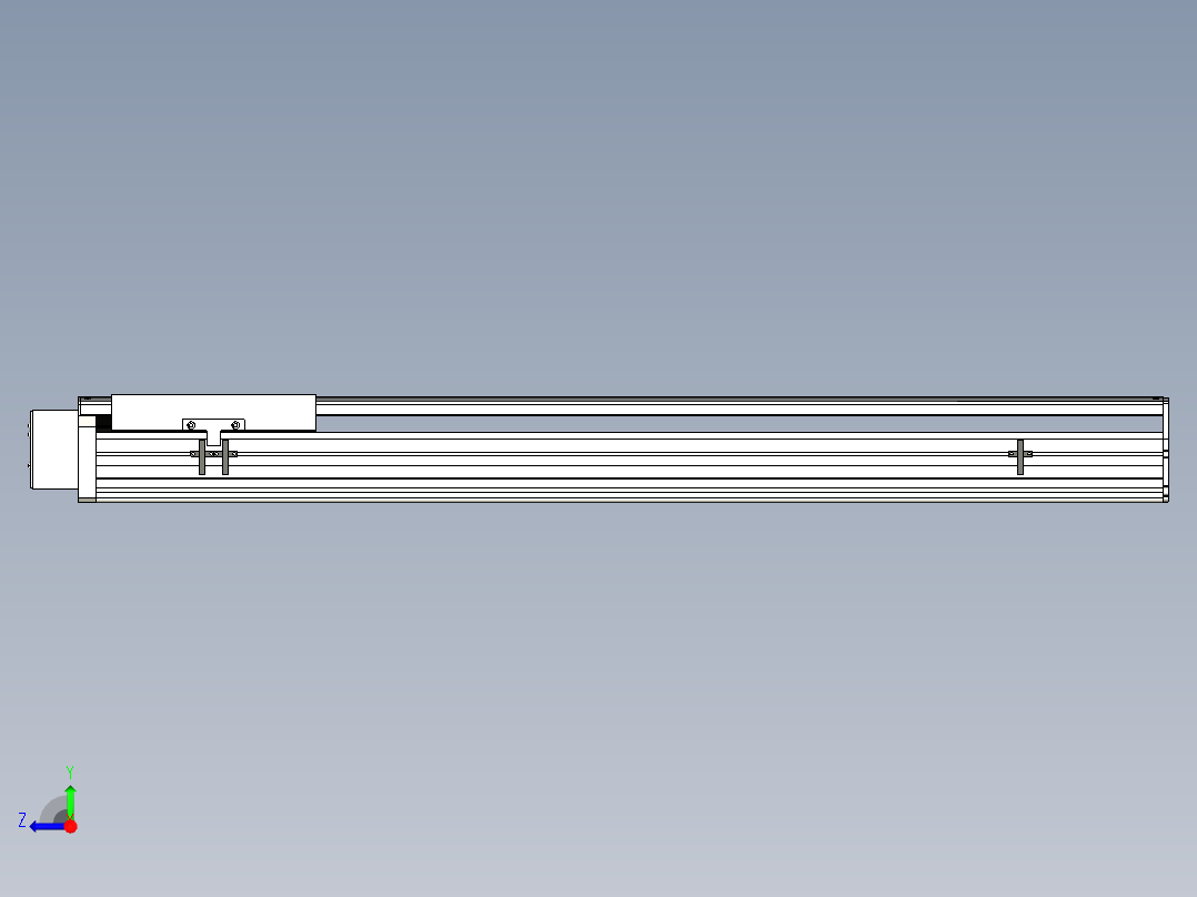 Toyo东佑达直线模组-ETH22-900-BR-750W+煞車右视图