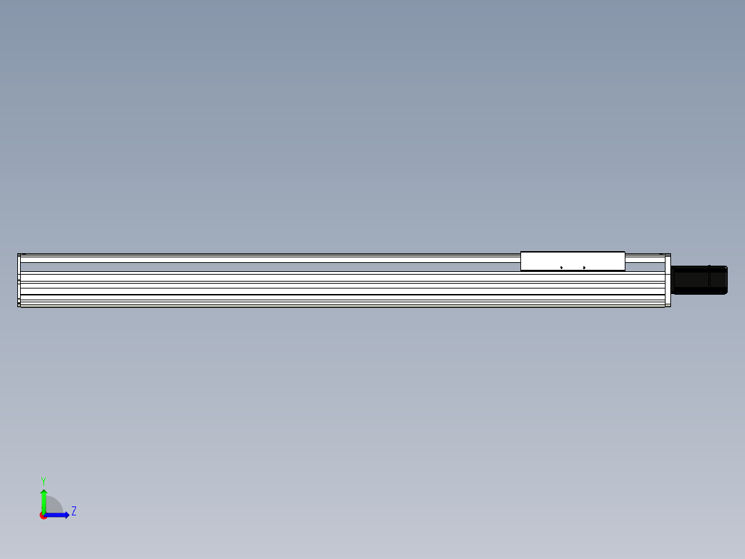 Toyo东佑达直线模组-ETH22-1050-BC-400W左视图