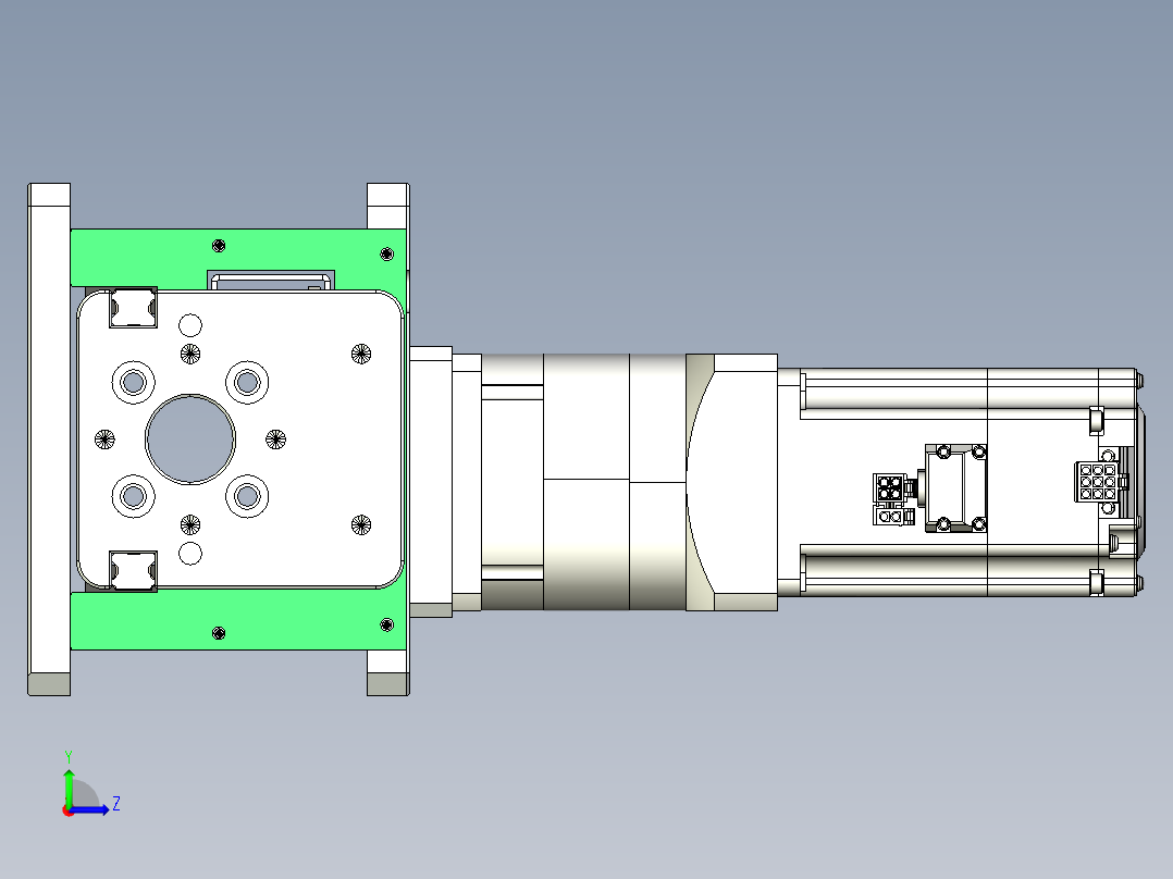 威洛博VG 系列模组VG8Z-L50π-S900-BC-ZP75B-C3-K左视图