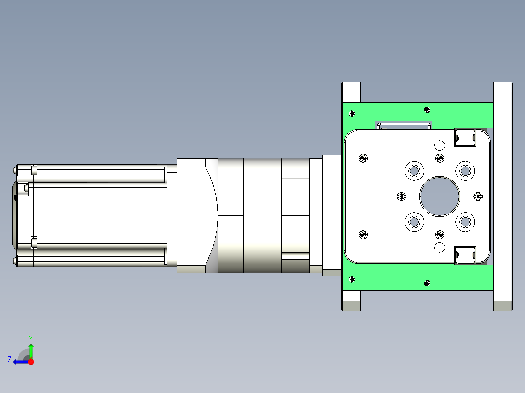 威洛博VG 系列模组VG8Z-L50π-S900-BC-ZP75B-C3-K右视图