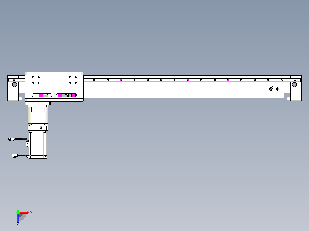 威洛博VG 系列模组VG8Z-L50π-S900-BC-ZP75B-C3-K俯视图