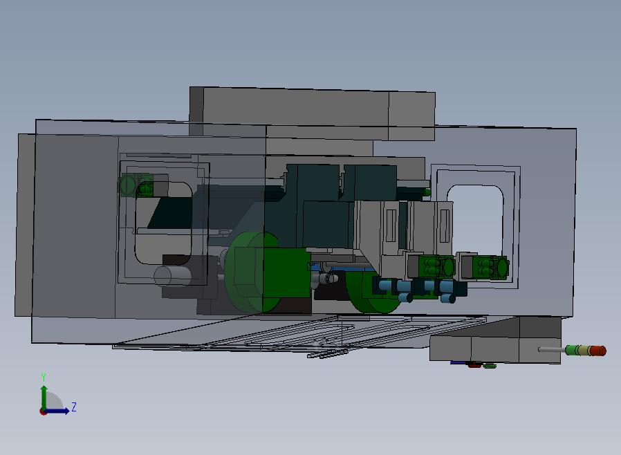 热熔钻机床设备 SW16左视图