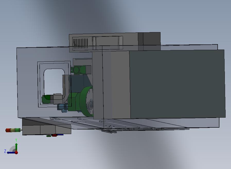 热熔钻机床设备 SW16右视图
