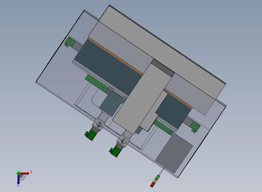 热熔钻机床设备 SW16俯视图